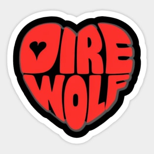 Dire-Wolf Sticker